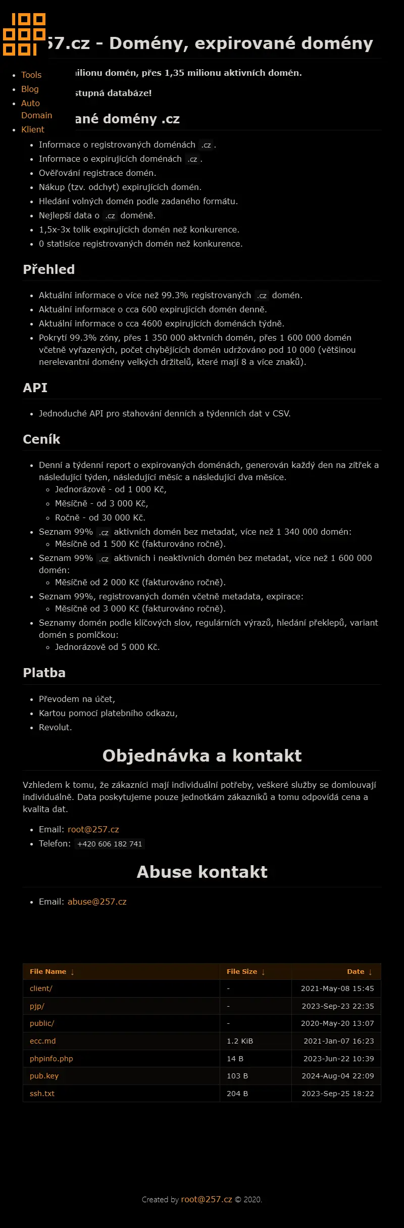 backlink from 257.cz