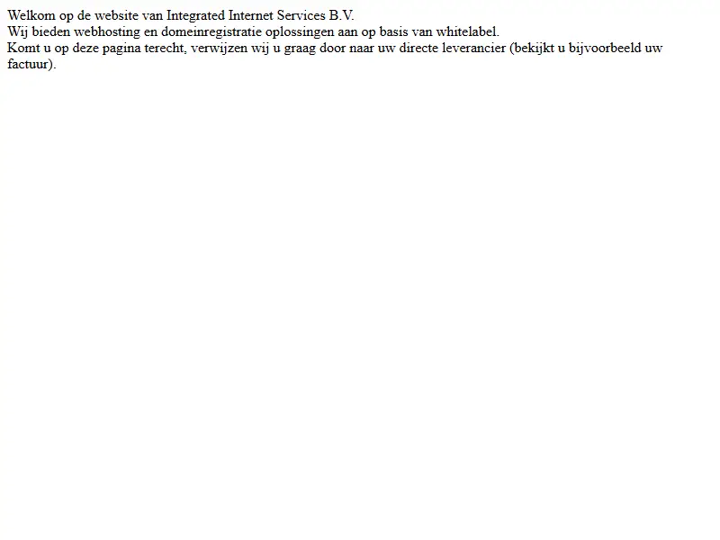 backlink from 2is.nl