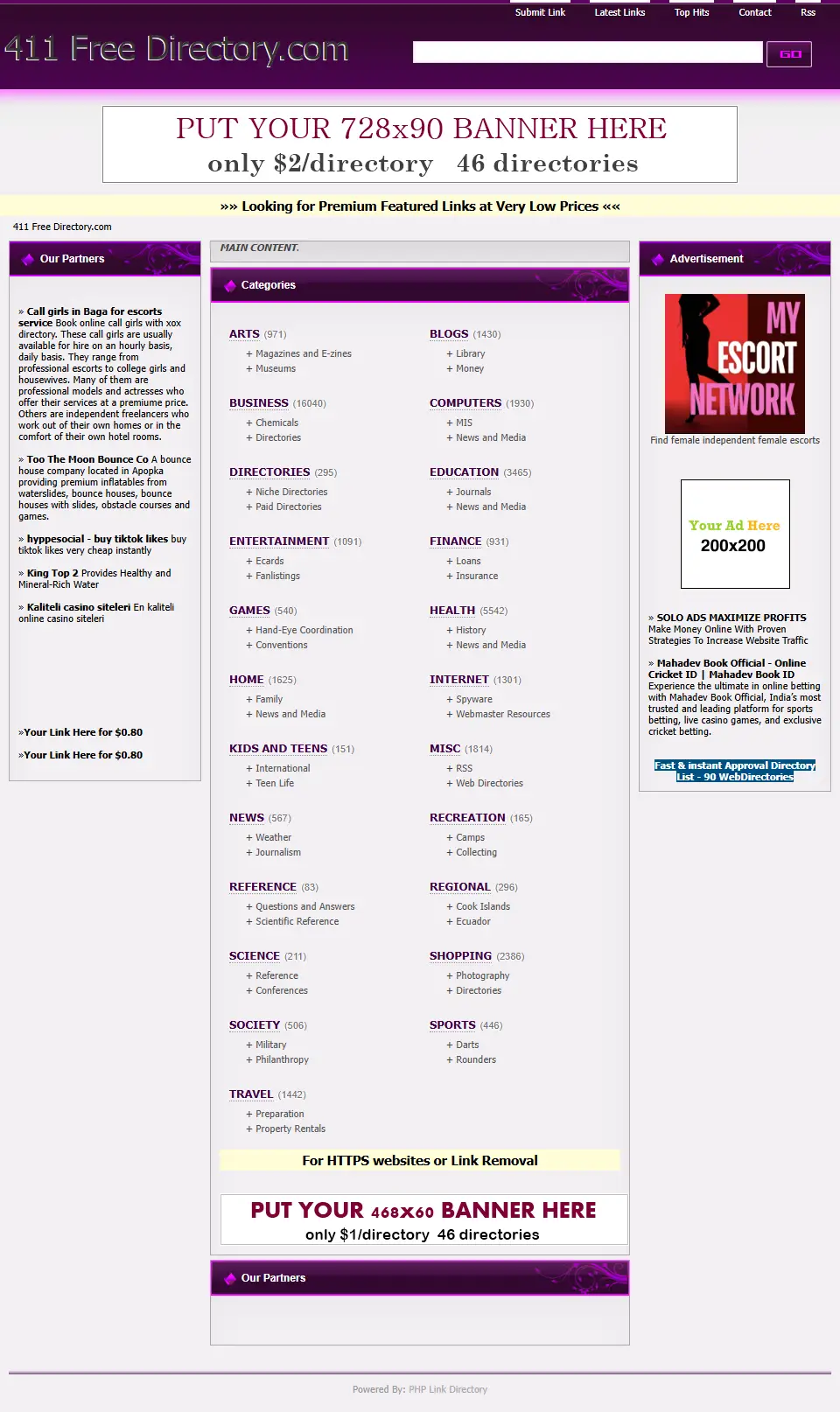 backlink from 411freedirectory.com