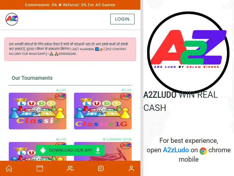backlink from a2zludo.in