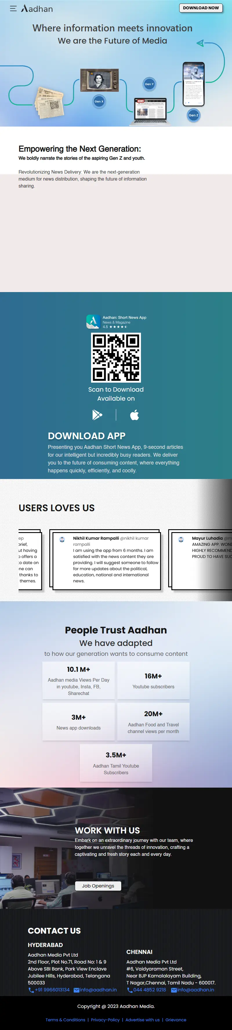 backlink from aadhan.in