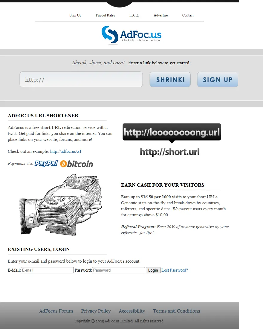 backlink from adfoc.us