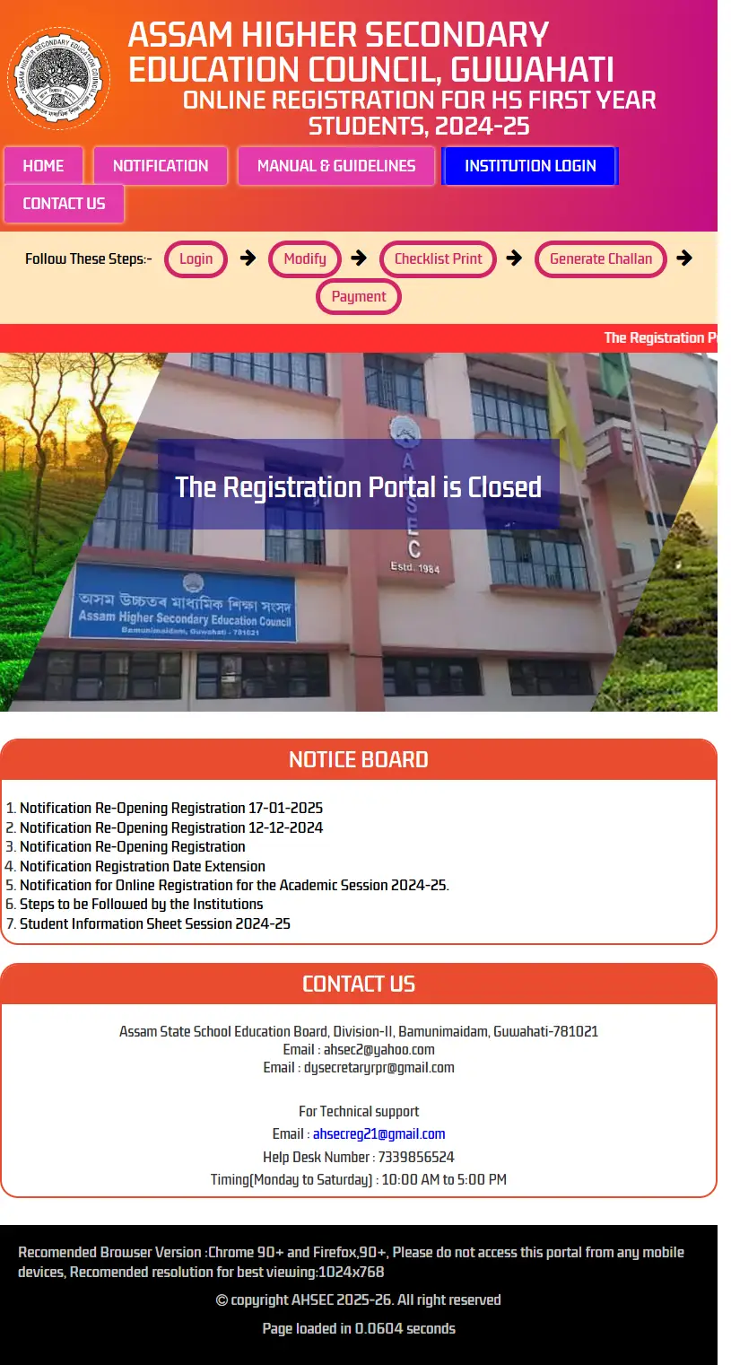 backlink from ahsecregistration.in