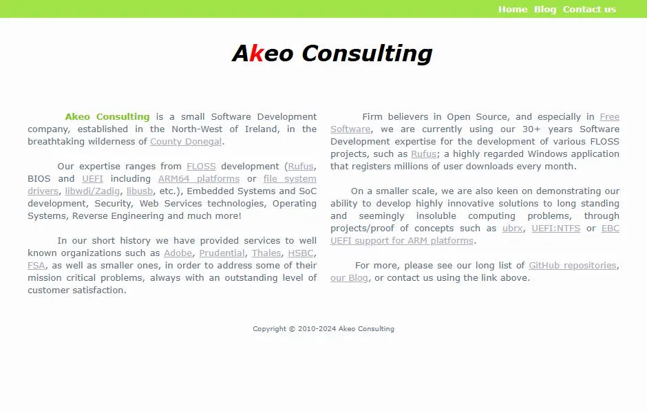 backlink from akeo.ie