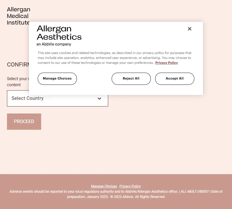 backlink from allerganmedicalinstitute.com