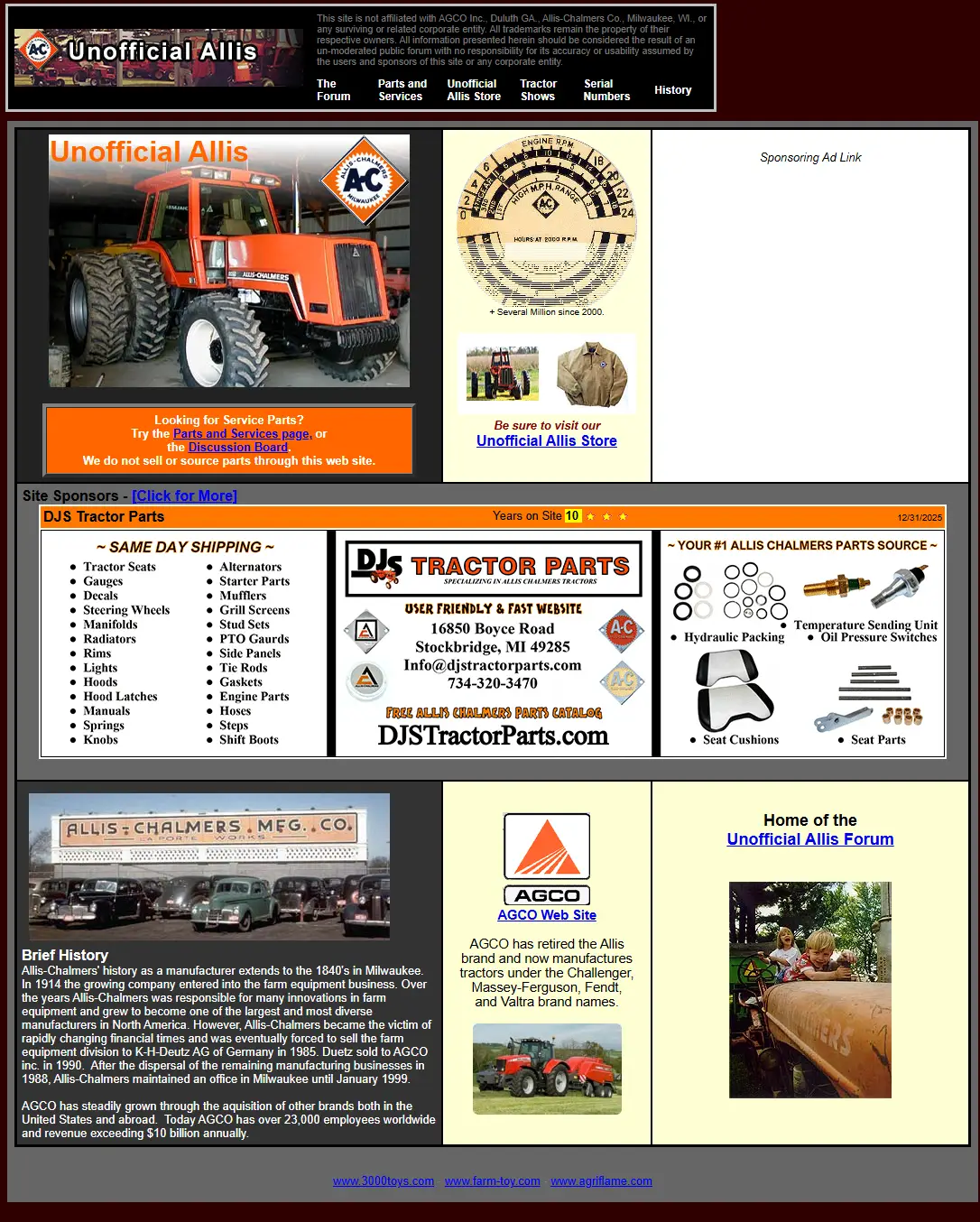 backlink from allischalmers.com