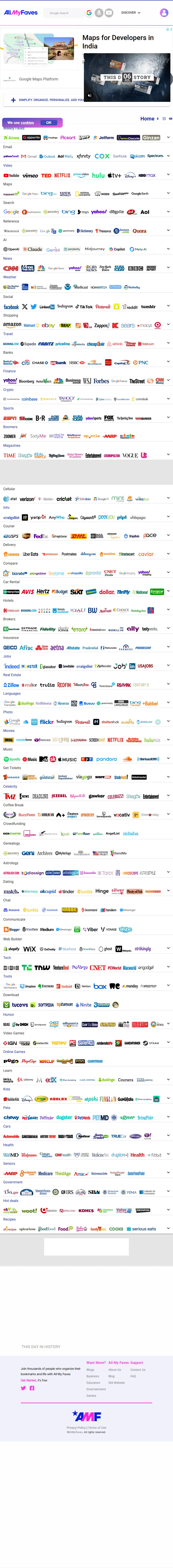 backlink from allmyfaves.com