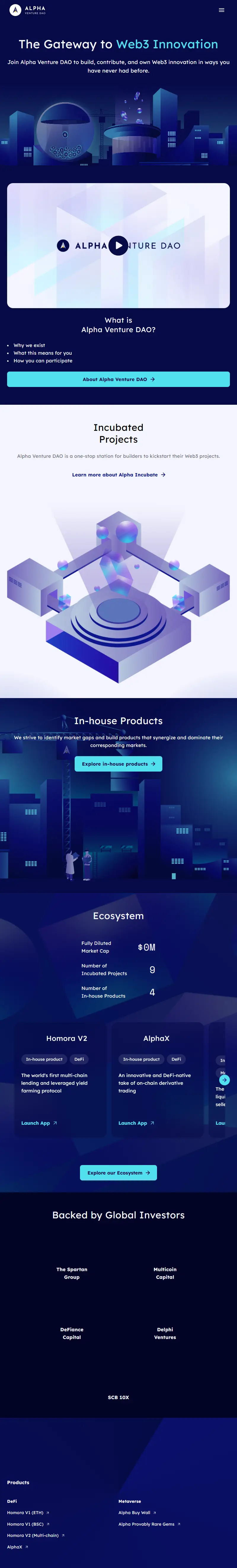 backlink from alphaventuredao.io
