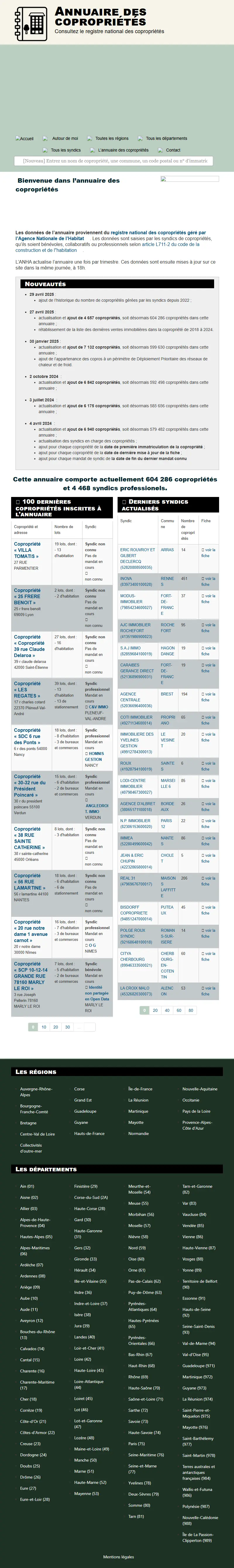 backlink from annuairedescoproprietes.fr