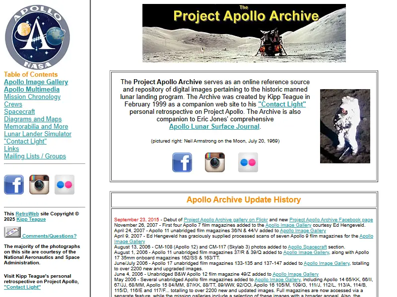 backlink from apolloarchive.com