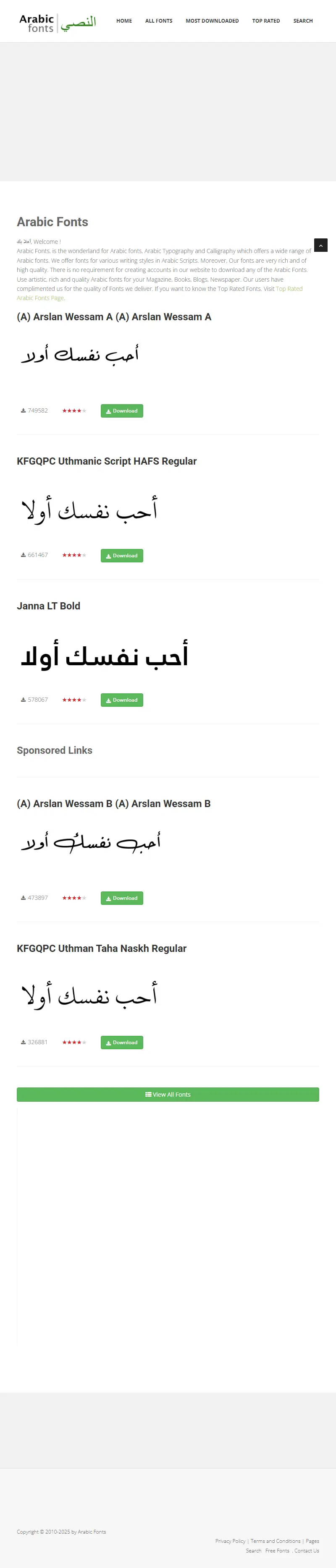 backlink from arabicfonts.net
