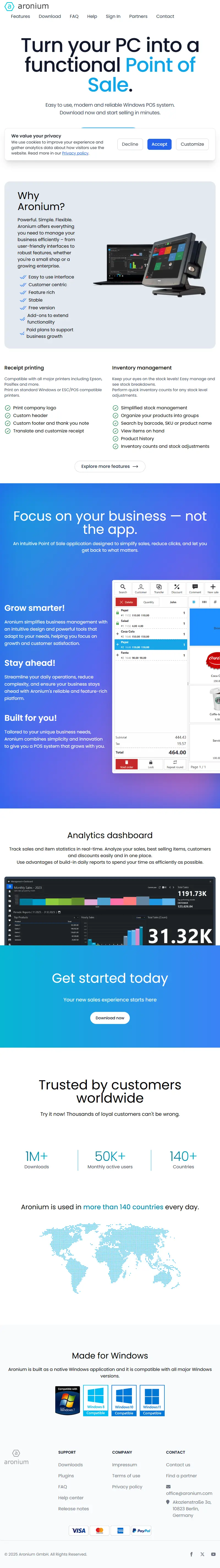 backlink from aronium.com