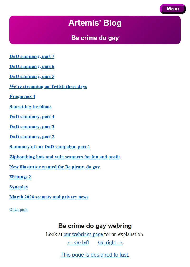 backlink from artemislena.eu