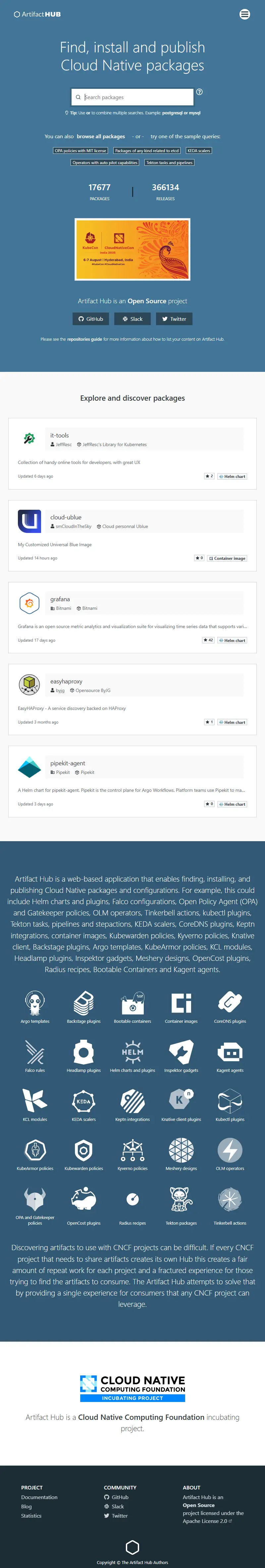 backlink from artifacthub.io