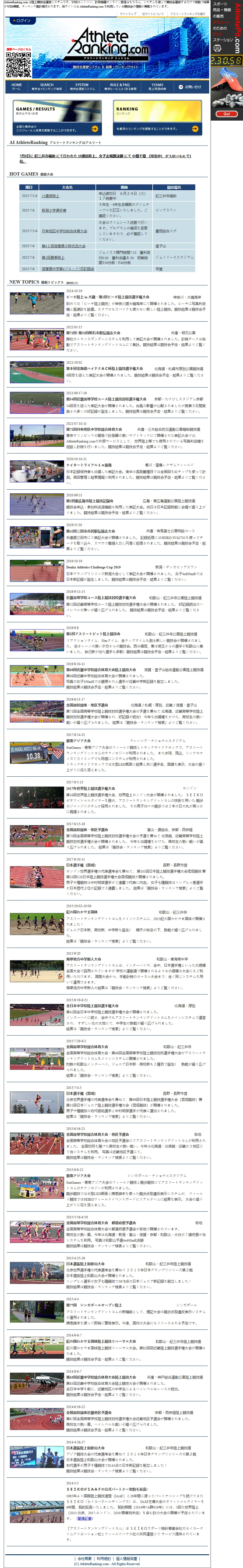 backlink from athleteranking.com