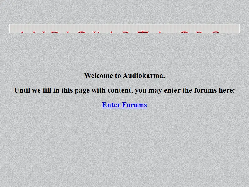 backlink from audiokarma.org