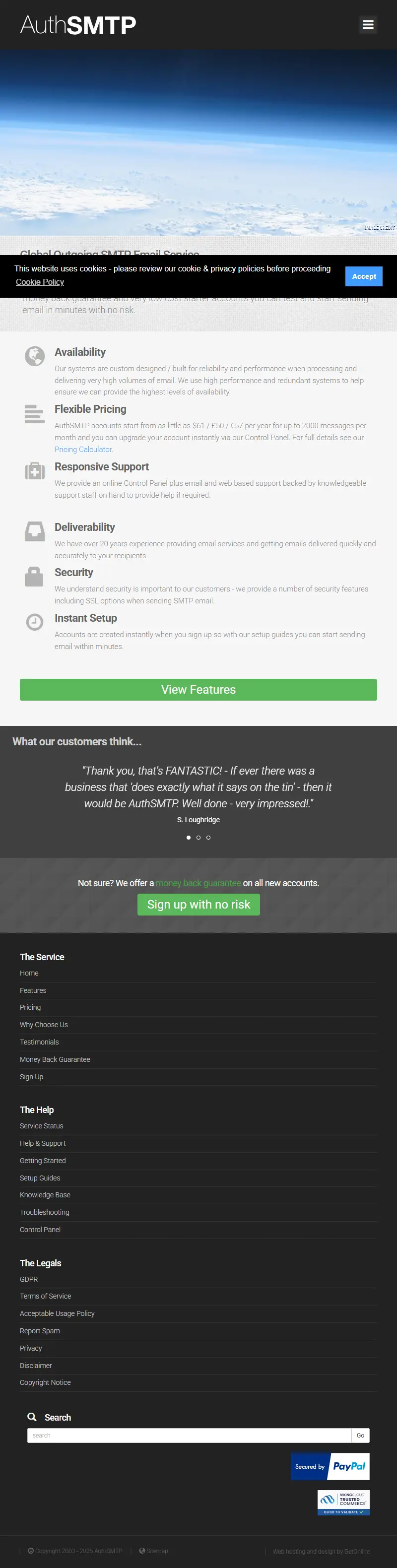 backlink from authsmtp.com