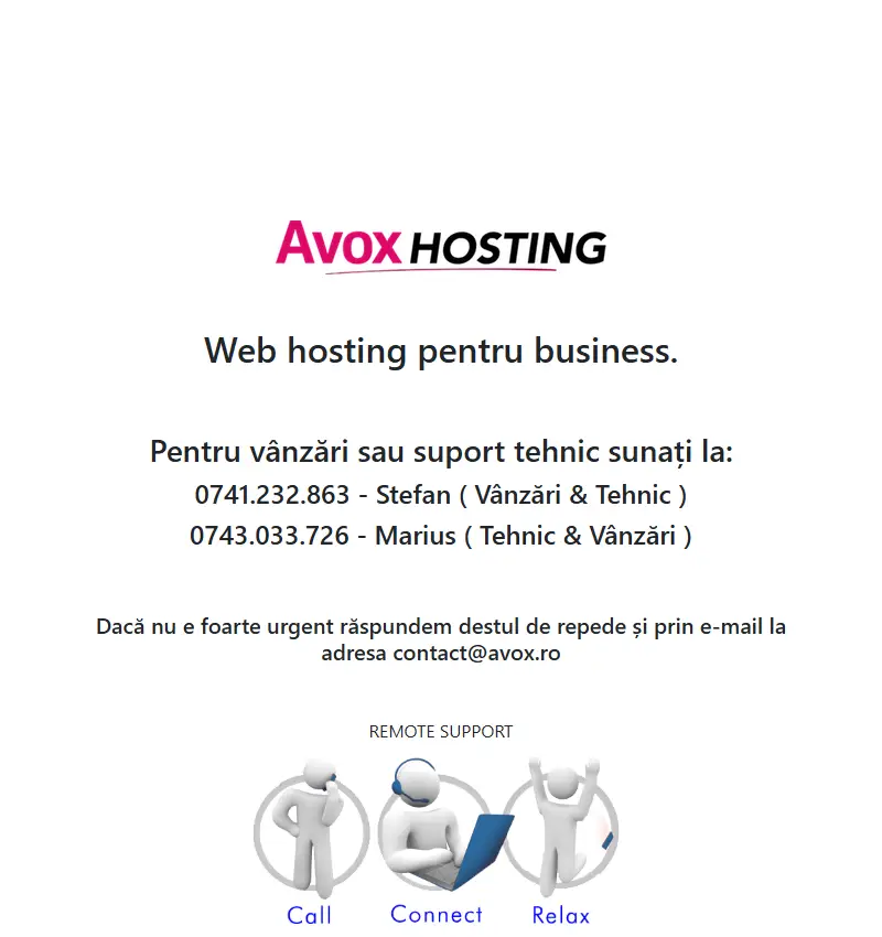 backlink from avox.ro