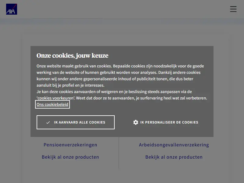 backlink from axa.be