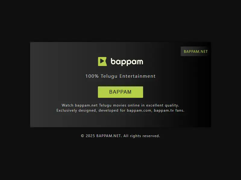 backlink from bappam.net