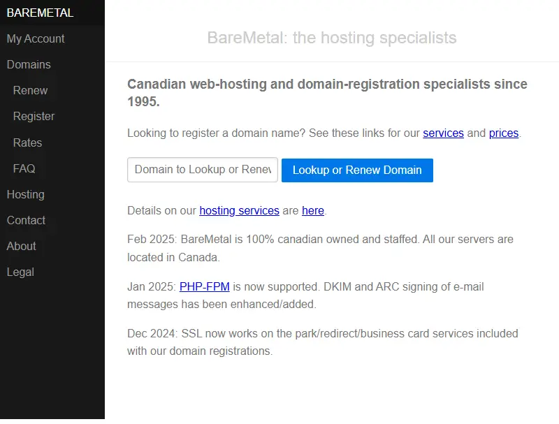 backlink from baremetal.ca