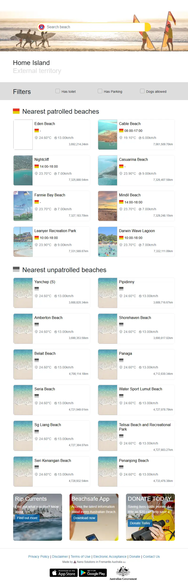 backlink from beachsafe.org.au