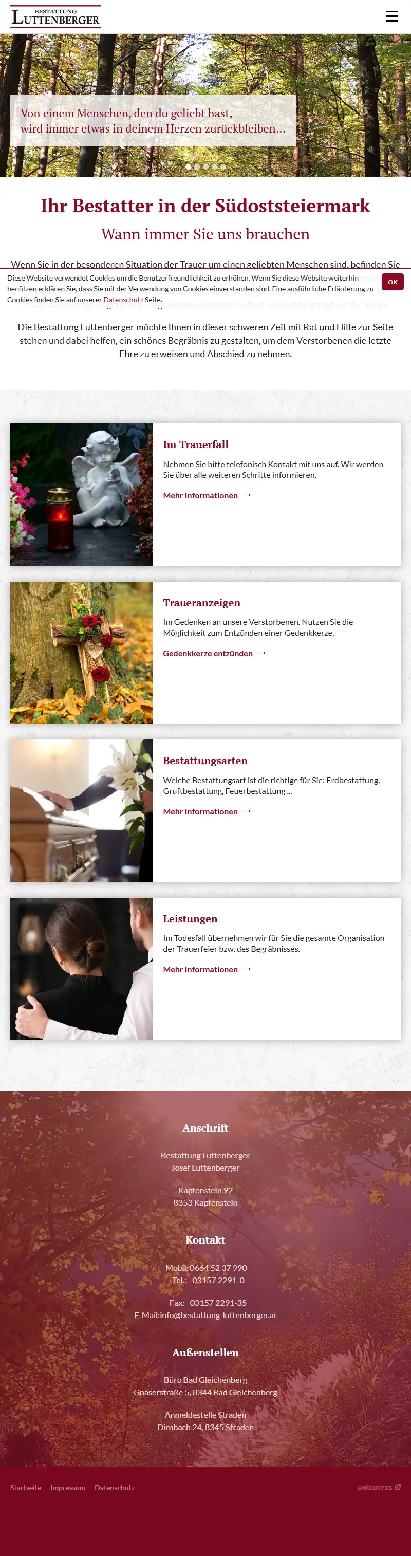 backlink from bestattung-luttenberger.at