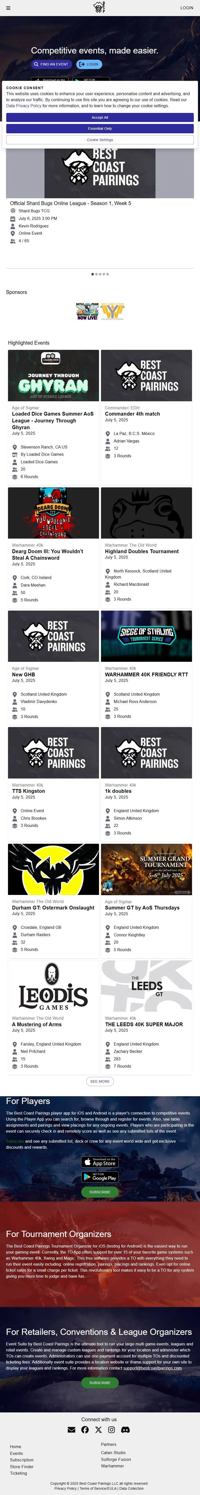 backlink from bestcoastpairings.com