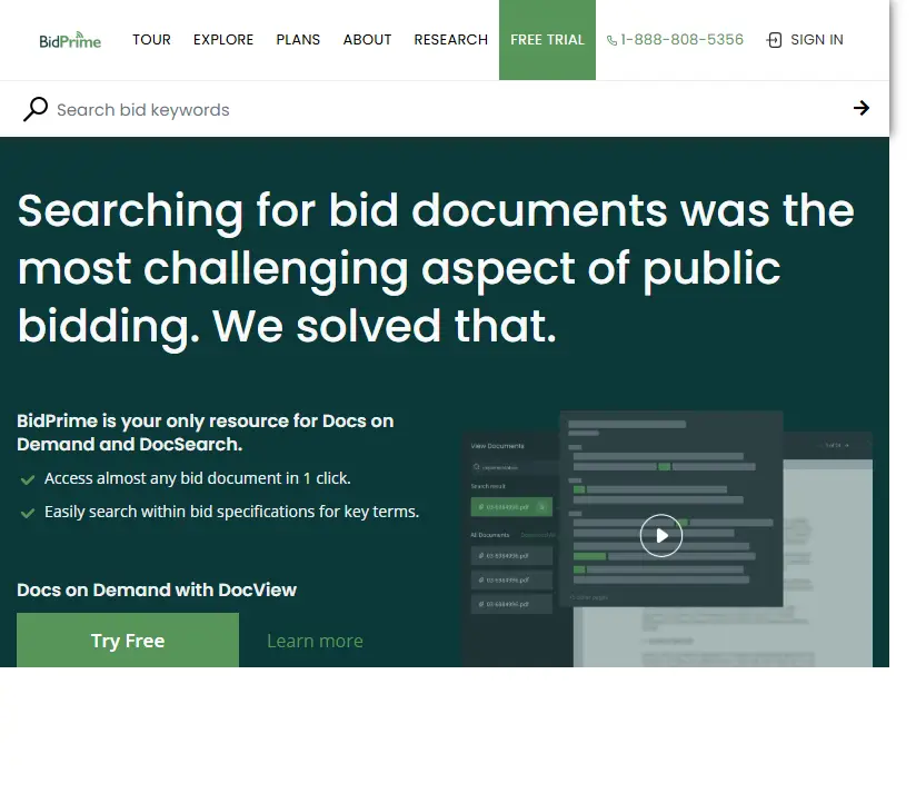 backlink from bidprime.com
