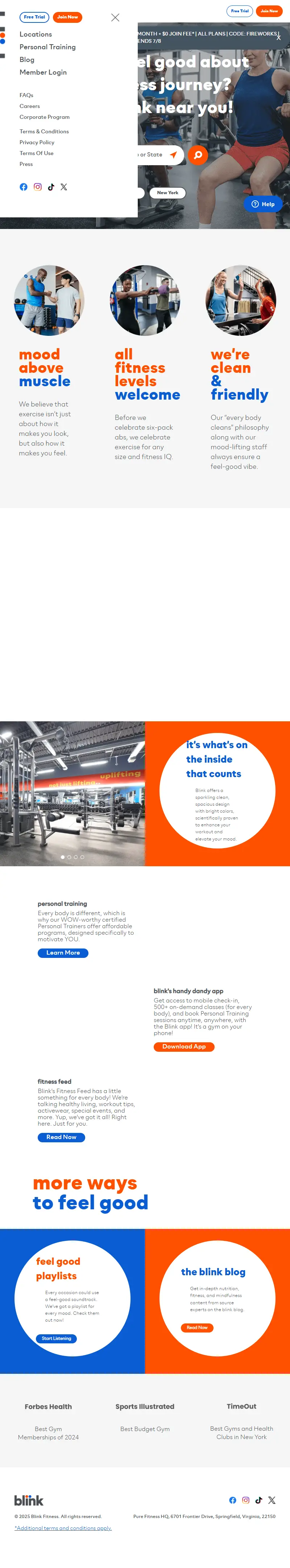 backlink from blinkfitness.com