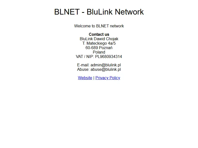 backlink from blnet.pl