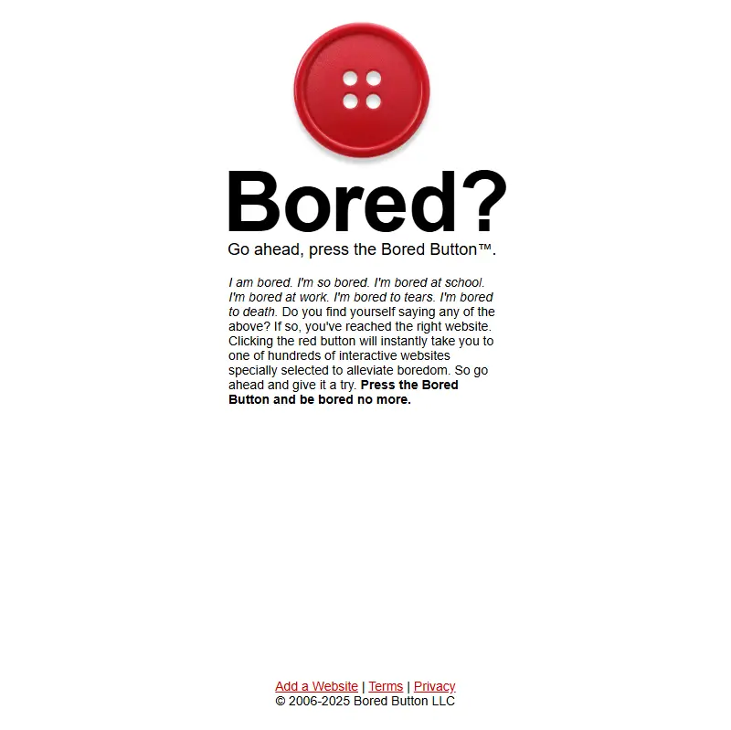 backlink from boredbutton.com