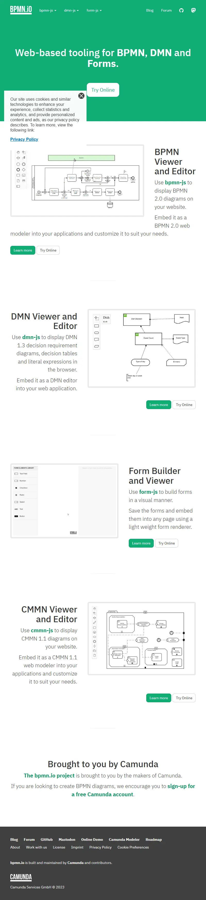 backlink from bpmn.io