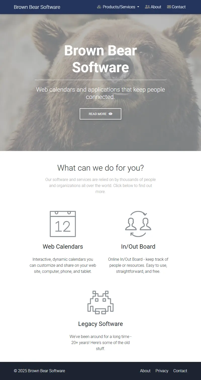 backlink from brownbearsw.com