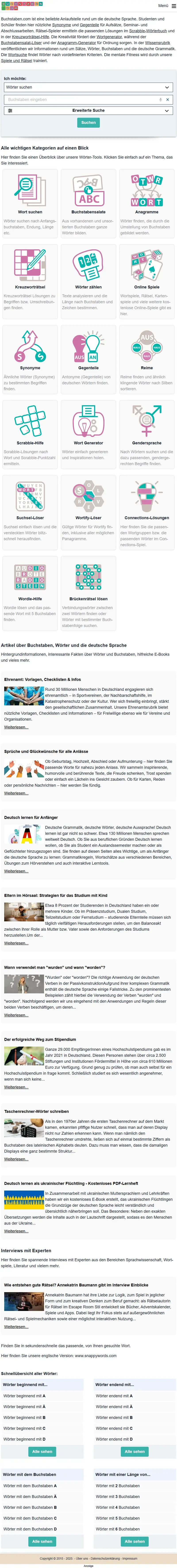 backlink from buchstaben.com