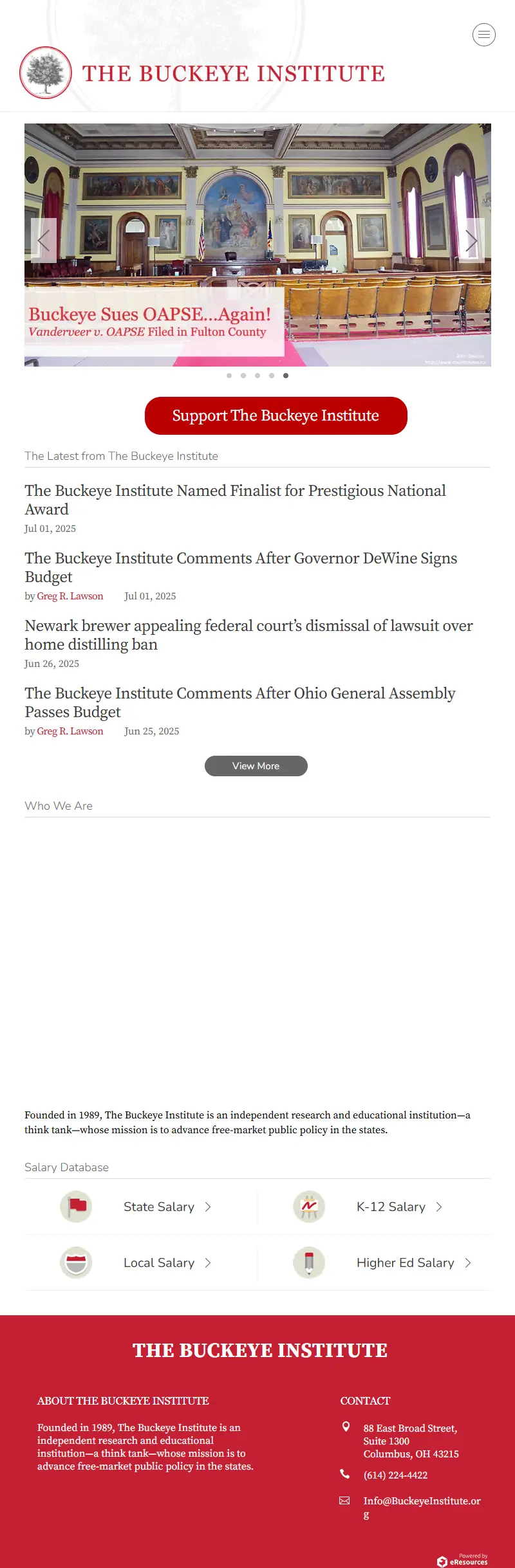 backlink from buckeyeinstitute.org