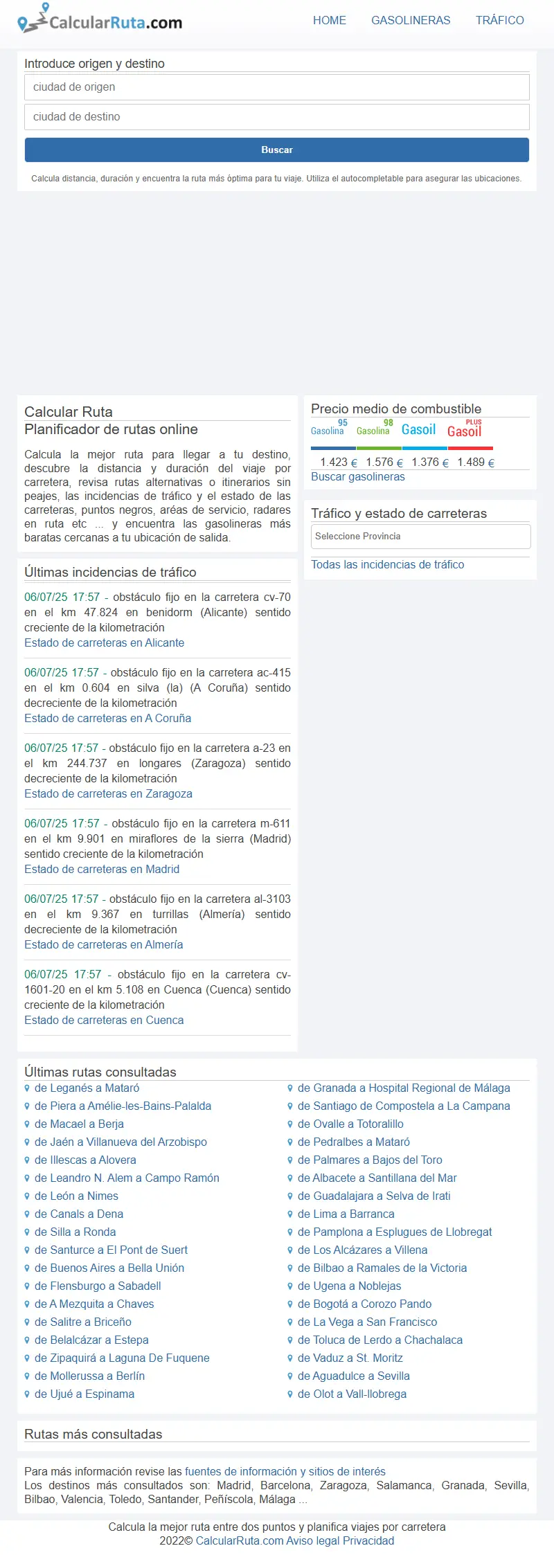 backlink from calcularruta.com