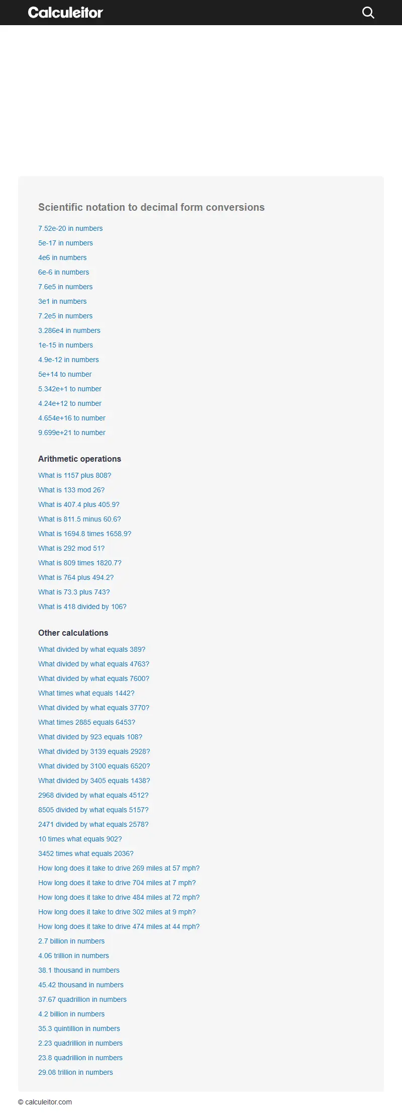 backlink from calculeitor.com