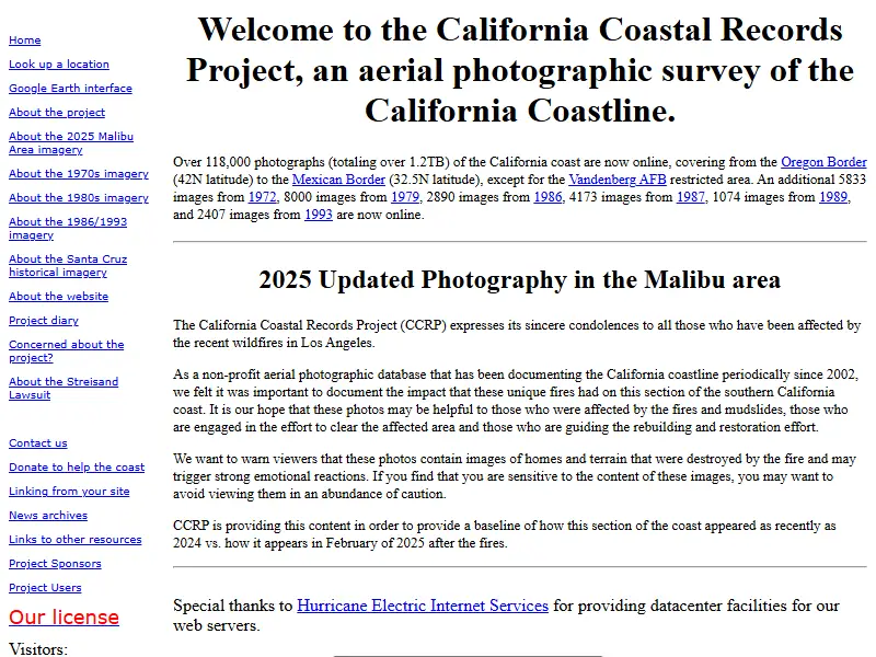 backlink from californiacoastline.org