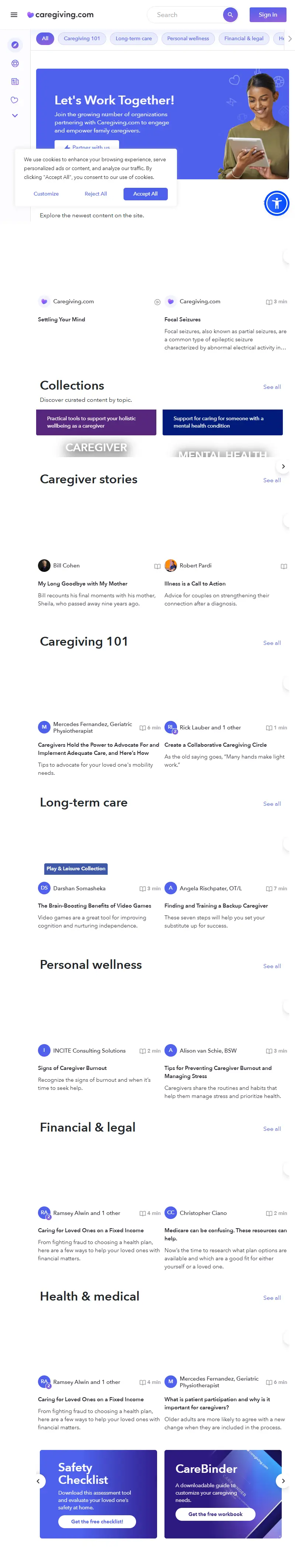 backlink from caregiving.com