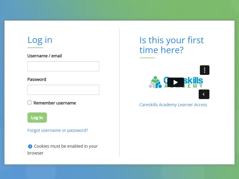 backlink from careskillslearning.co.uk