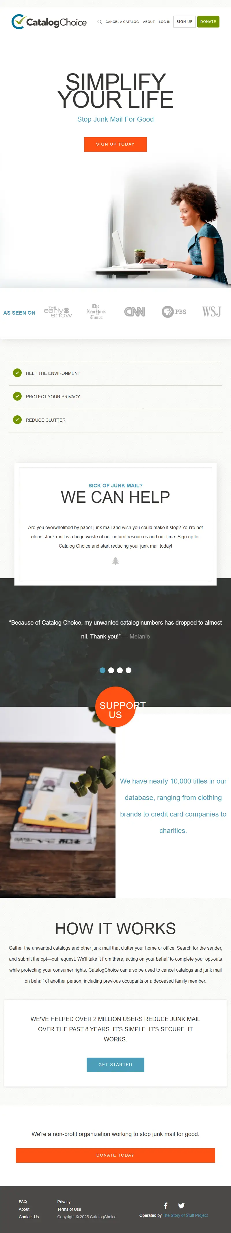 backlink from catalogchoice.org