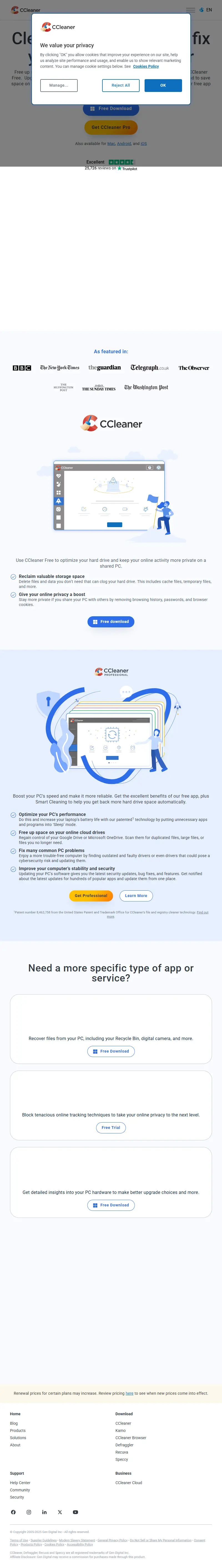 backlink from ccleaner.com
