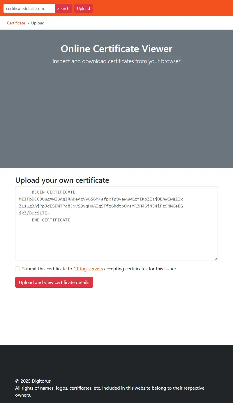 backlink from certificatedetails.com
