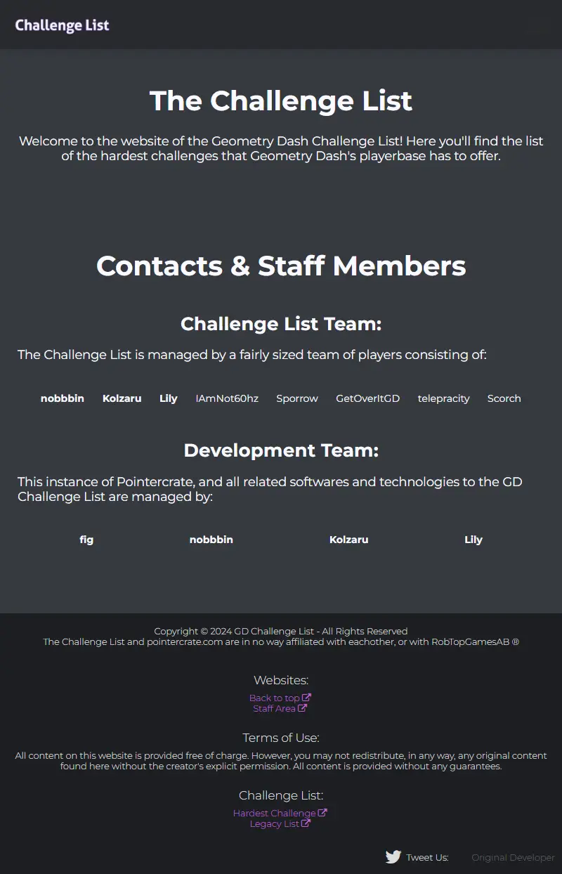 backlink from challengelist.gd