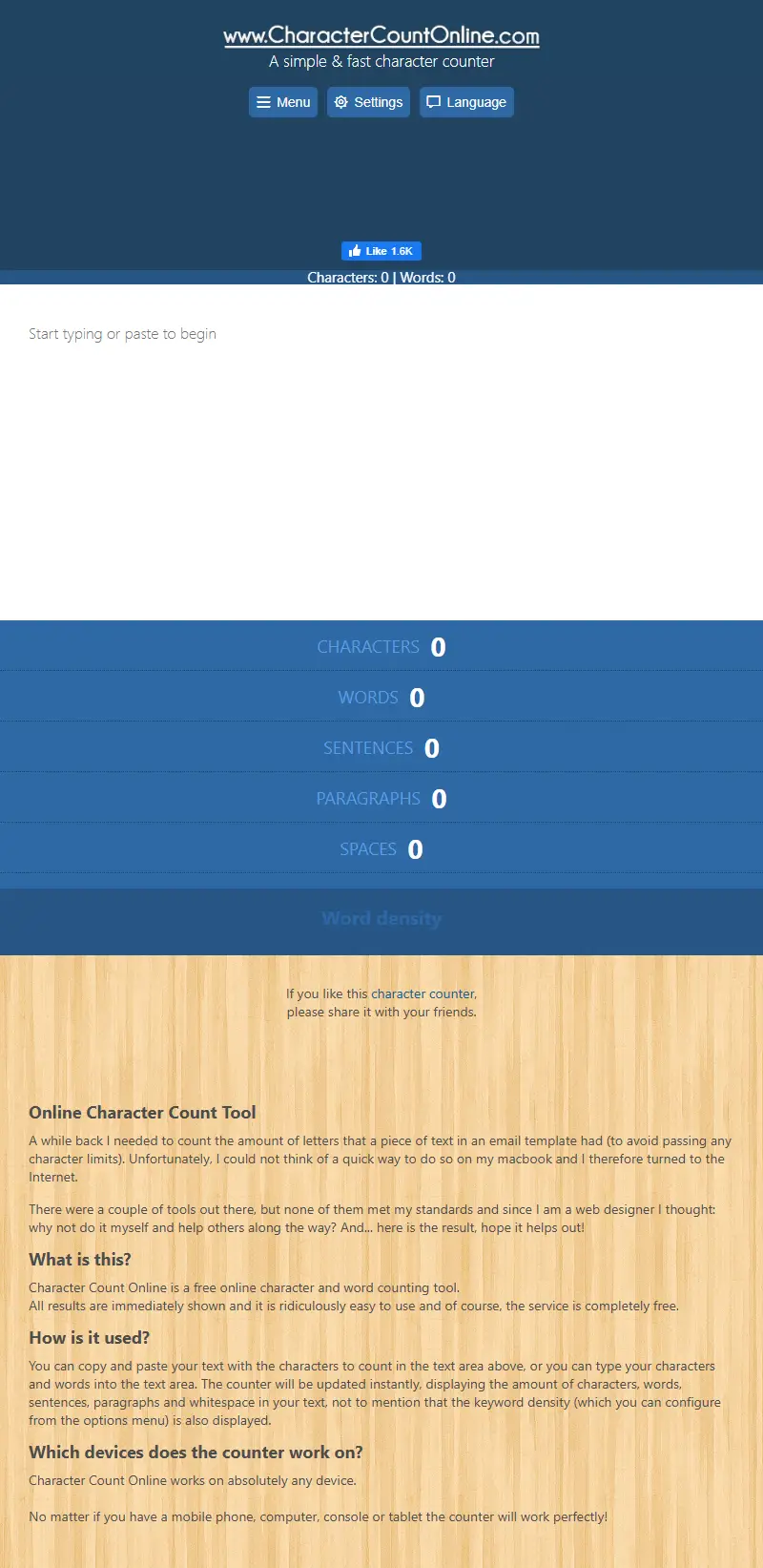 backlink from charactercountonline.com