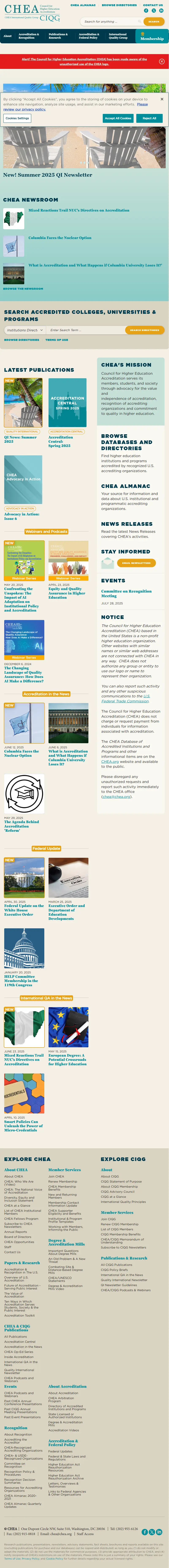 backlink from chea.org