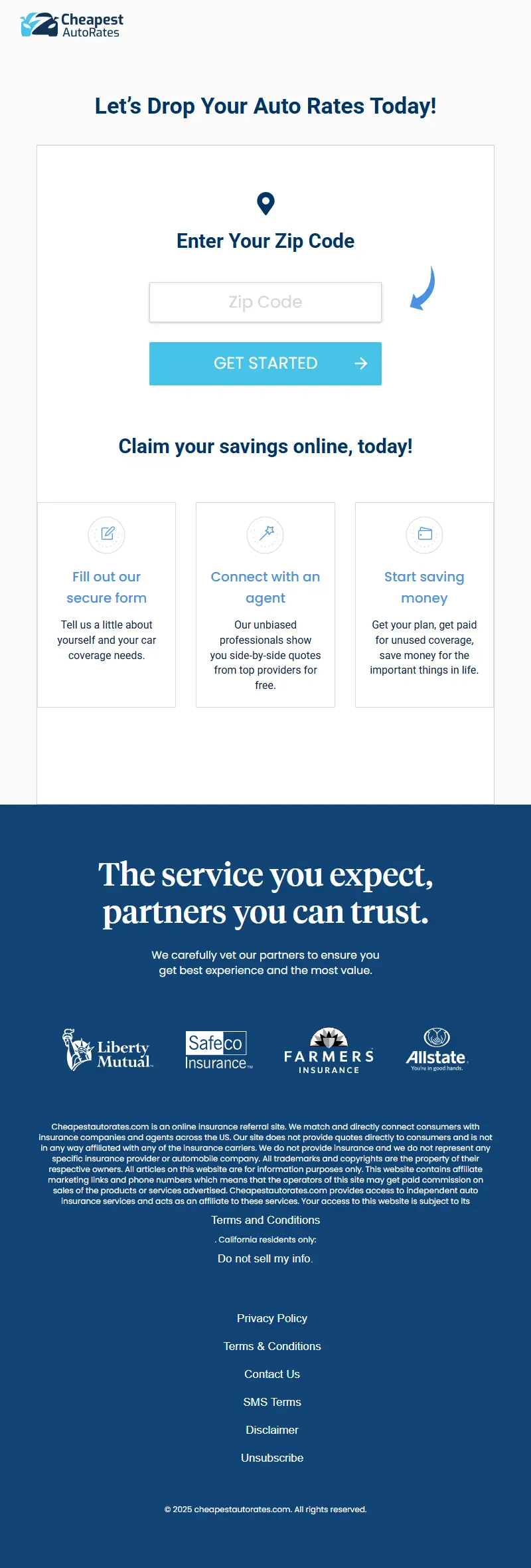 backlink from cheapestautorates.com