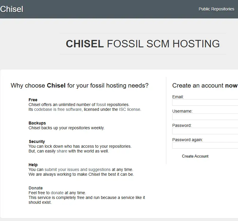 backlink from chiselapp.com