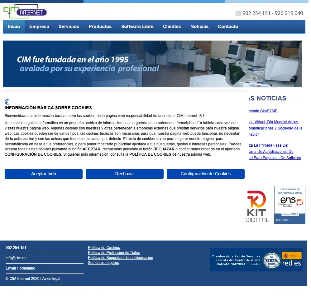 backlink from cim.es